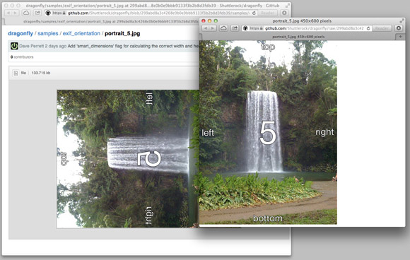 Github on desktop Safari